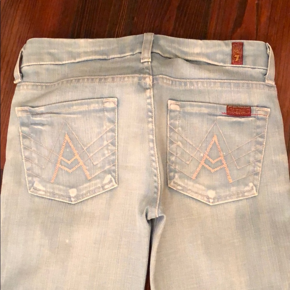 7 for all mankind jeans, size 25, like new. - Picture 5 of 6
